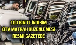 Ötv matrah düzenlemesi resmi gazetede yayımlandı. 609 bin tl'lik araç 508 bin TL'ye inecek