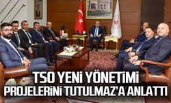 Alaplı TSO yönetimi projelerini Vali Tutulmaz'a anlattı