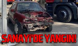 Sanayi sitesinde yangın!