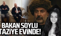 İçişleri Bakanı Süleyman Soylu taziye evinde