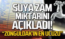 Gökçebey'de suya zam miktarı belli oldu!