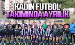 Kadın futbol takımında ayrılık!