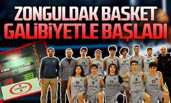 Zonguldak Basket galibiyetle başladı!