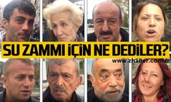 Zonguldak'ta yüzde 200'lük su zammı için vatandaş ne dedi?