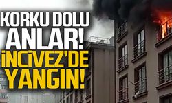 Korku dolu anlar... İncivez'de yangın!