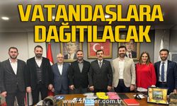 Zonguldak’ta vatandaşlara dağıtılacak