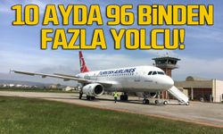 10 ayda 96 binden fazla yolcu!