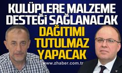 Kulüplere malzeme desteği sağlanacak... Dağıtımı Tutulmaz yapacak