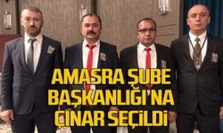 Amasra Şube Başkanlığı’na Çınar Seçildi