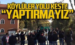 Çaycuma'da olay... Köylüler yolu kesti!