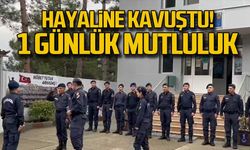 Bir günlük mutluluk... Hayaline kavuştu!