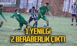 1 Yenilgi 2 beraberlik çıktı