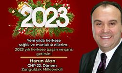 Harun Akın'dan yeni yıl mesajı