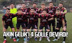 Akın, Gelik'i 4 golle devirdi!