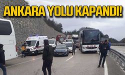 Devrek'te kaza! Ankara yolu kapandı!