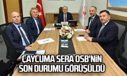 Çaycuma Sera OSB'nin Son Durumu Görüşüldü