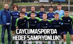 Çaycumaspor’da hedef şampiyonluk!