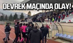 Devrek maçında olay!