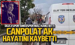 Düzcespor-Amedspor maçı kanlı bitti Canpolat Ak hayatını kaybetti
