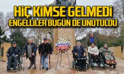 Kdz Ereğli'de engelliler bugün de unutuldu!