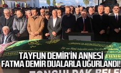 Tayfun Demir'in annesi Fatma Demir dualarla uğurlandı