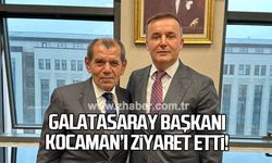Galatasaray Başkanı Kocaman'ı ziyaret etti!