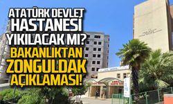 Atatürk Devlet Hastanesi yıkılacak mı? Bakanlıktan Zonguldak açıklaması!