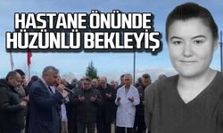 Nermin Korkmaz’a hastane önünde hüzünlü veda