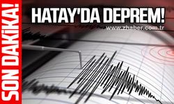 Hatay'da 4.8 büyüklüğünde deprem meydana geldi