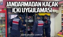 Zonguldak'ta jandarmadan kaçak içki uygulaması