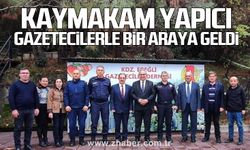Kaymakam Yapıcı gazetecilerle bir araya geldi