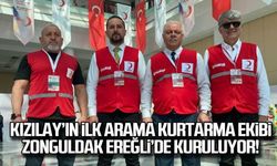 Kızılay ilk arama kurtarma ekibini Zonguldak Ereğli’de kuruyor
