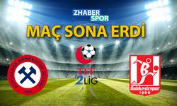Zonguldak Kömürspor- Balıkesirspor maçı sona erdi