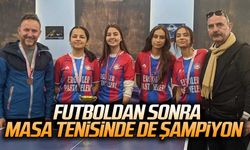 Futboldan sonra masa tenisinde de şampiyon!