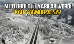 Meteoroloji uyarıları verdi: Kar, yağmur ve sis!