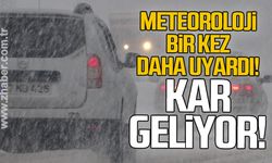 Meteoroloji bir kez daha uyardı: Kar geliyor!