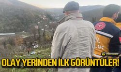 Zonguldak'ta öğrenci servisi kaza yaptı... Olay yerinden ilk görüntüler