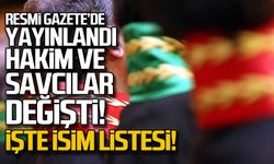 Hakim ve savcı atamaları Resmi Gazete'de... Tam liste