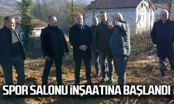 Spor salonu inşaatına başlandı