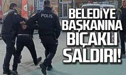 Bolu Belediye Başkanı Tanju Özcan'a bıçaklı saldırı