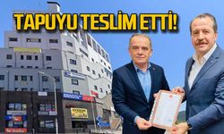 Aşkar tapuyu genel başkana teslim etti!