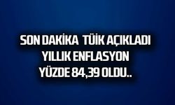 Son dakika TÜİK kasım ayı enflasyonunu açıkladı.