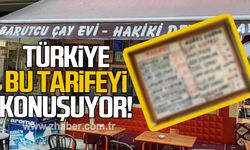 Türkiye bu tarifeyi konuşuyor!