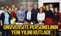 Rektör İsmail Hakkı Özölçer Üniversite Personelinin Yeni Yılını Kutladı