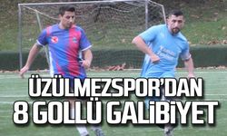 Üzülmezspor’dan 8 gollü galibiyet