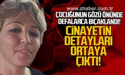 Çocuğunun gözü önünde defalarca bıçaklandı... Vasfiye Çelikok cinayetinin detayları ortaya çıktı!