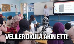 Zonguldak'ta veliler okula akın etti!