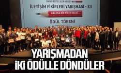 Yarışmadan iki ödülle döndüler