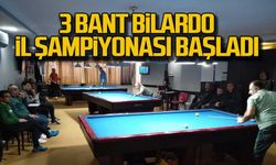 3 bant bilardo il şampiyonası başladı!