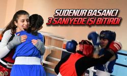 SUDENUR, 3 SANİYEDE İŞİ BİTİRDİ